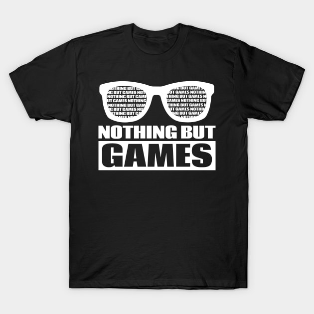 Cheerful Glasses Of Joyable Gamers Artwork T-Shirt by SweetMay